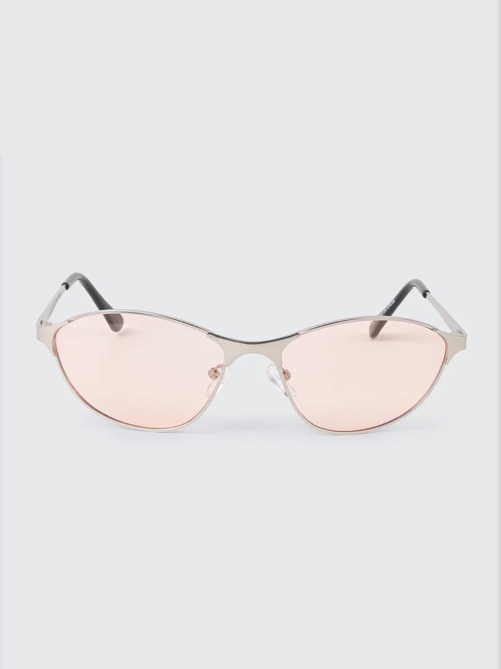 Slim Oval Cat Eye Sunglasses